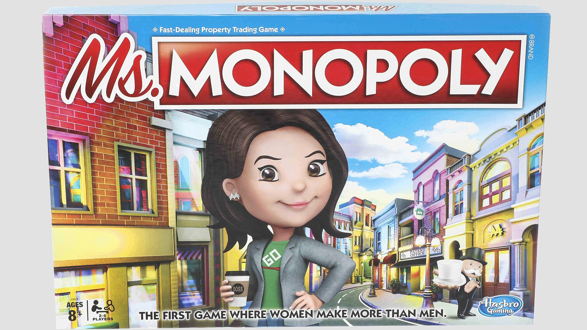 Ms. Monopoly is meant to celebrate women's empowerment by giving women a head start in the game. (Credit: Hasbro)