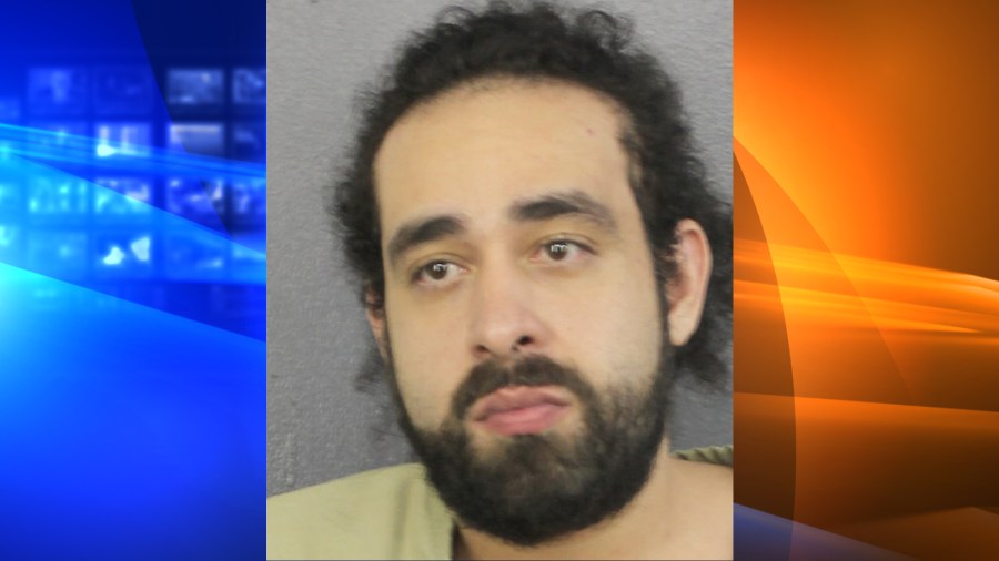 Albert Narvaez is seen in a booking photo released by the Broward County Sheriff's Office.