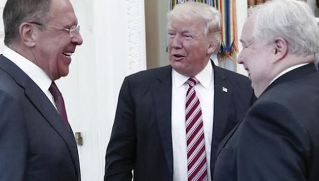 President Donald Trump told two top Russian officials that he was unconcerned about the country's interference in the 2016 election during a 2017 Oval Office meeting, a remark that caused White House officials to tightly restrict access to his comments, The Washington Post reported Friday. (Credit: CNN)