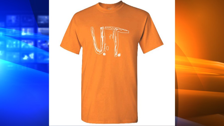 A boy's homemade "U.T." design is being turned into an official University of Tennessee T-shirt. (Credit: UT Knoxville)