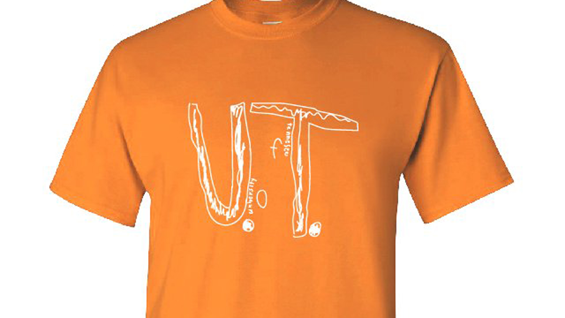 The university adopted the homemade UT logo as an official design. (Credit: UT Knoxville via CNN Wire)