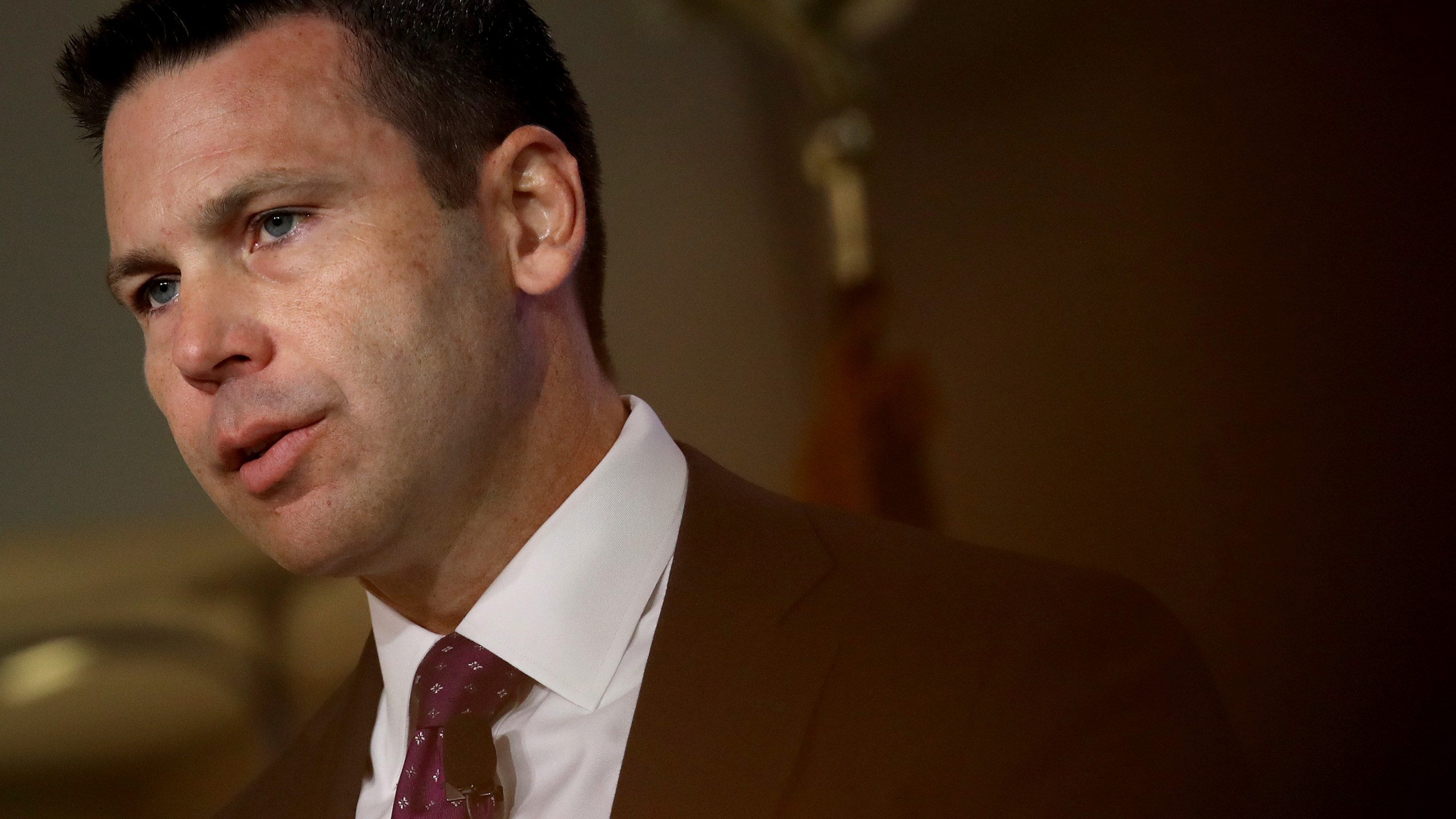 Acting Homeland Security Secretary Kevin McAleenan delivers remarks at the Council on Foreign Relations in Washington, D.C., on Sept. 23, 2019. (Credit: Win McNamee / Getty Images)