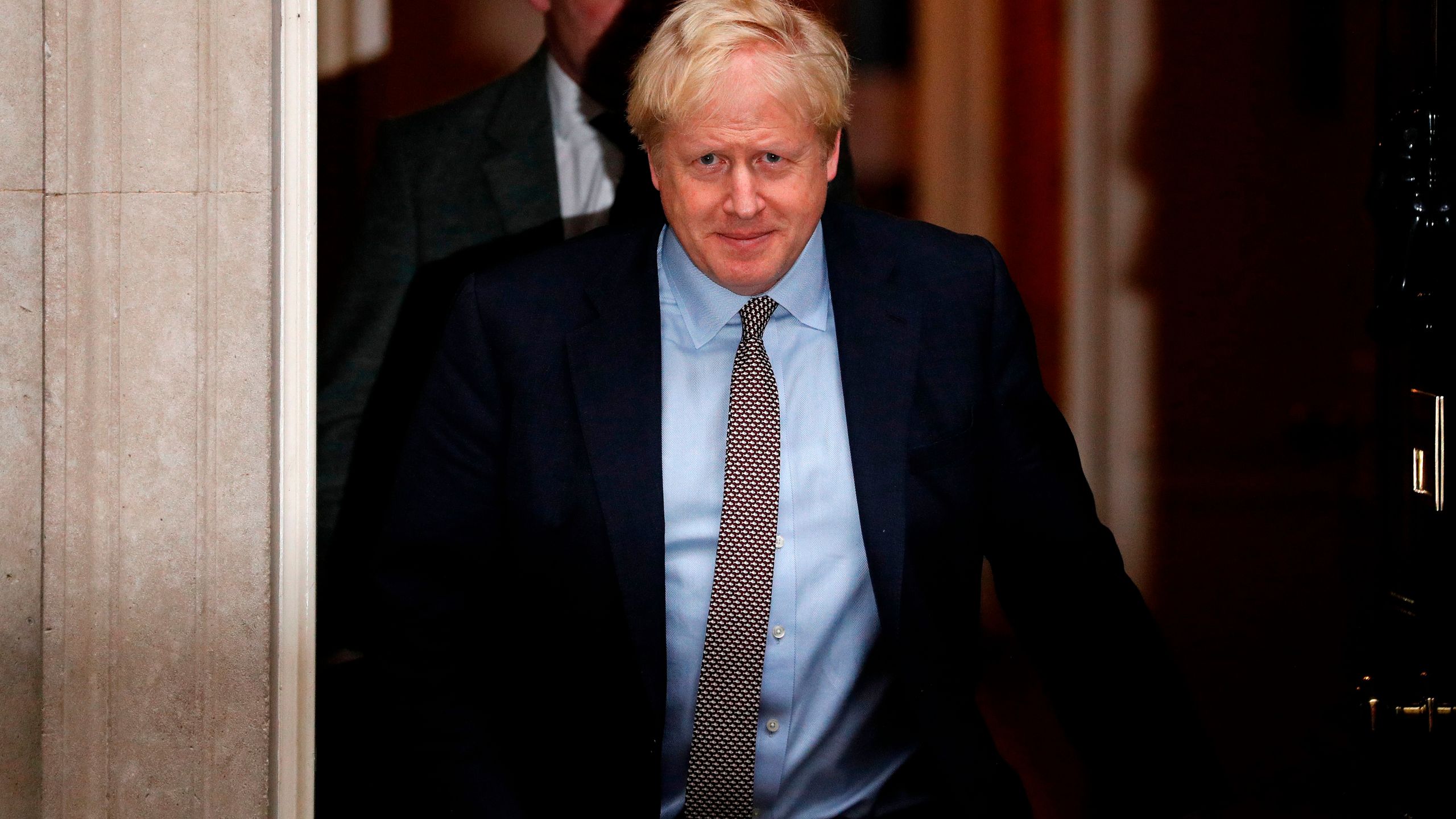 Britain's Prime Minister Boris Johnson leaves 10 Downing Street, central London on Oct. 24, 2019. (Credit: ADRIAN DENNIS/AFP via Getty Images)