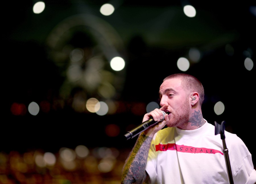 Musician Mac Miller performs onstage at the Sahara tent during day 1 of the Coachella Valley Music And Arts Festival (Weekend 1) at the Empire Polo Club on April 14, 2017, in Indio, Calif. (Credit: Christopher Polk/Getty Images for Coachella)