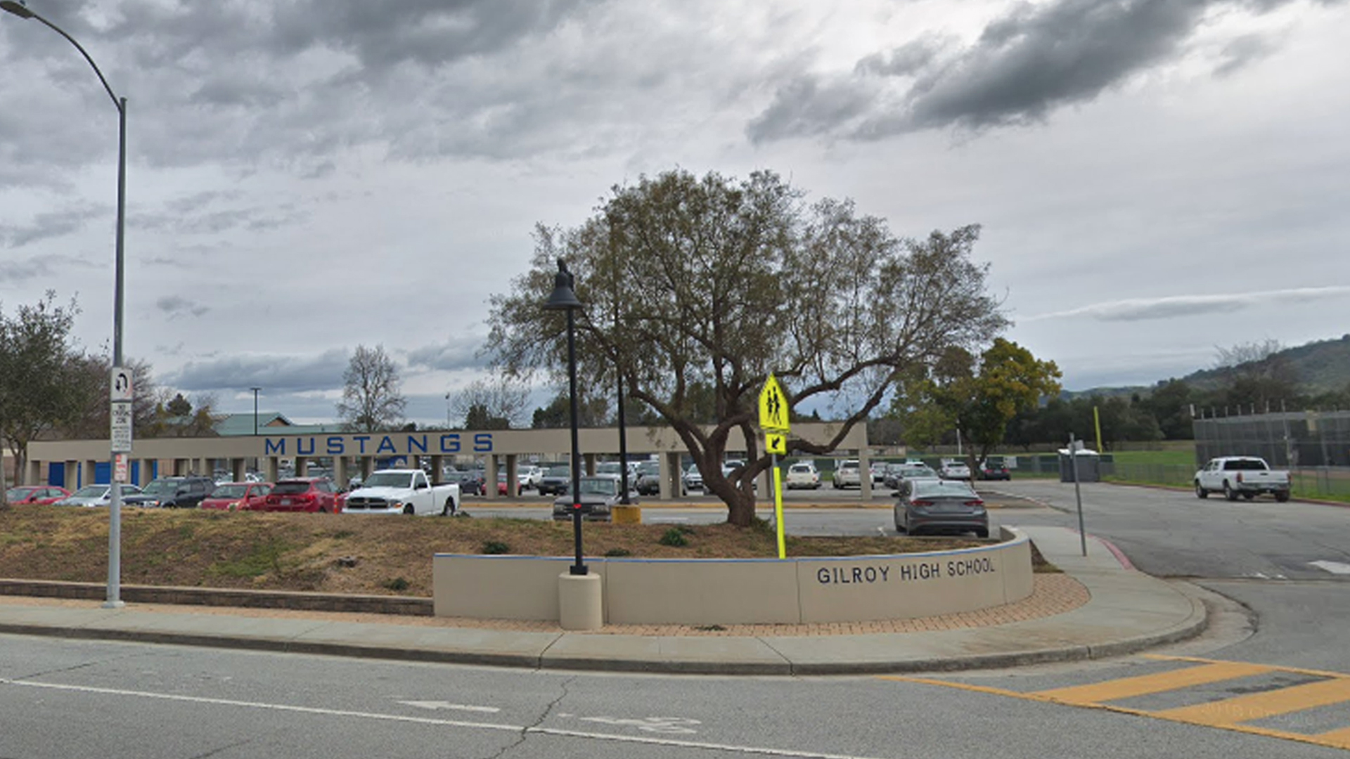 Gilroy High School is seen in a Google Maps Street View image.