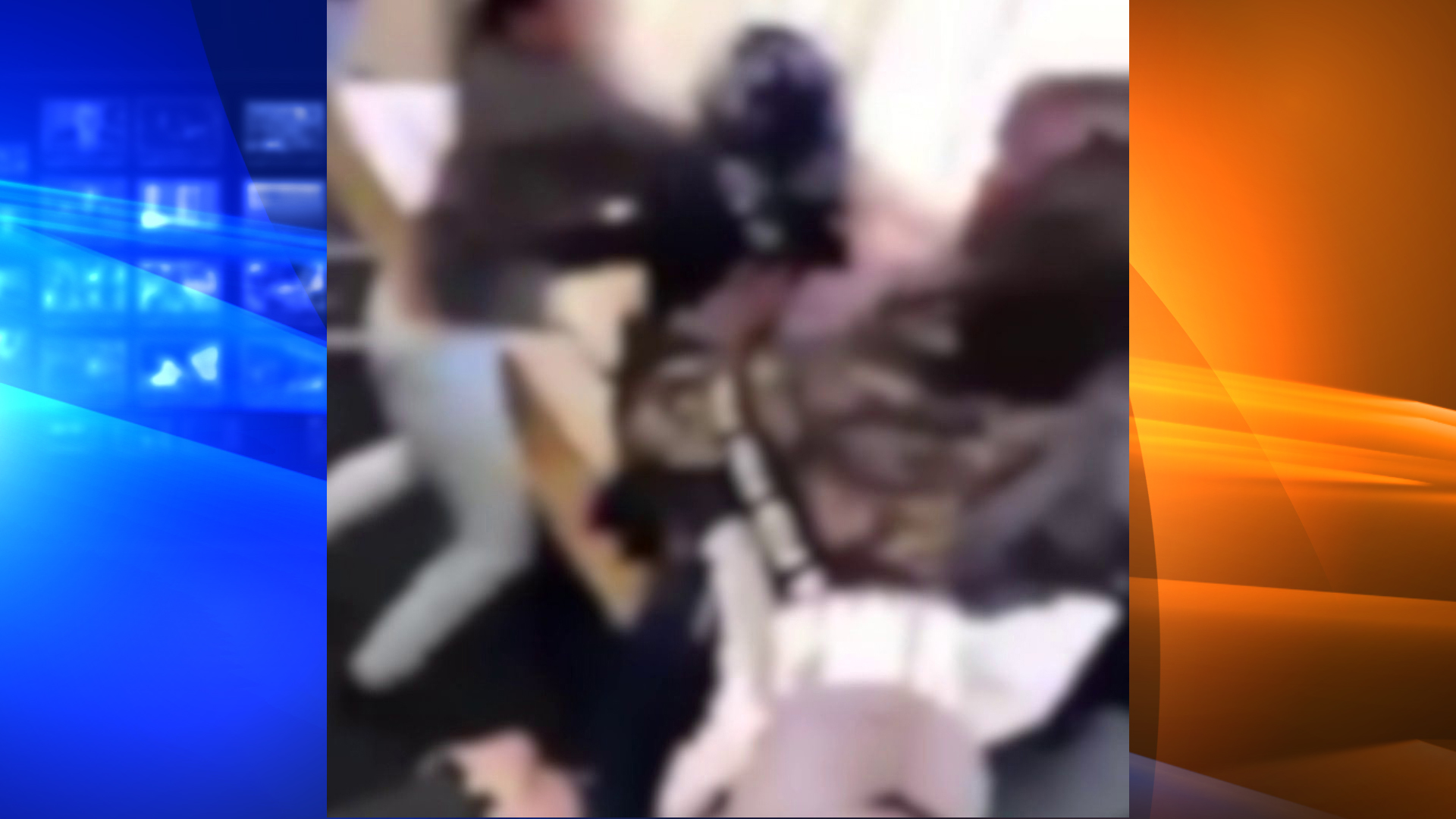 A video of the fight at Sunnymead Middle School in Moreno Valley was sent to KTLA on Oct. 2, 2019.