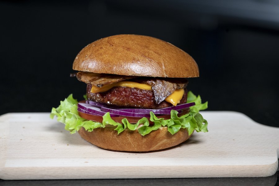 Nestlé is leaning into the plant-based trend with vegan alternatives to bacon and cheddar cheese. (Credit: Nestlé via CNN Wire)