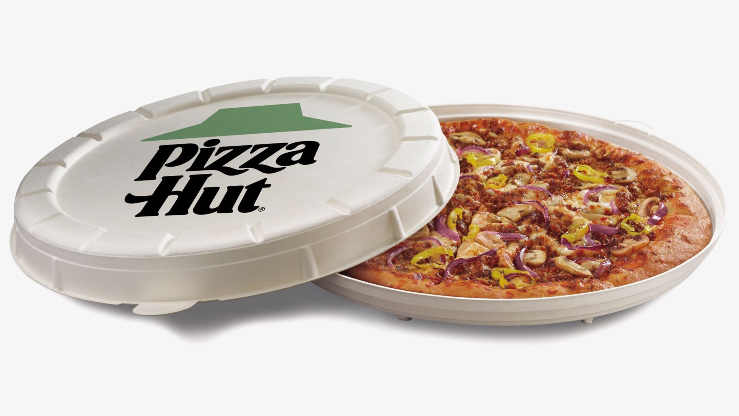 It took about two years to develop the round box. (Credit: Pizza Hut)