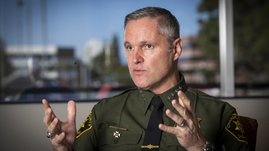 Orange County Sheriff' Don Barnes (Credit: Allen J. Chaben/Los Angeles Times)