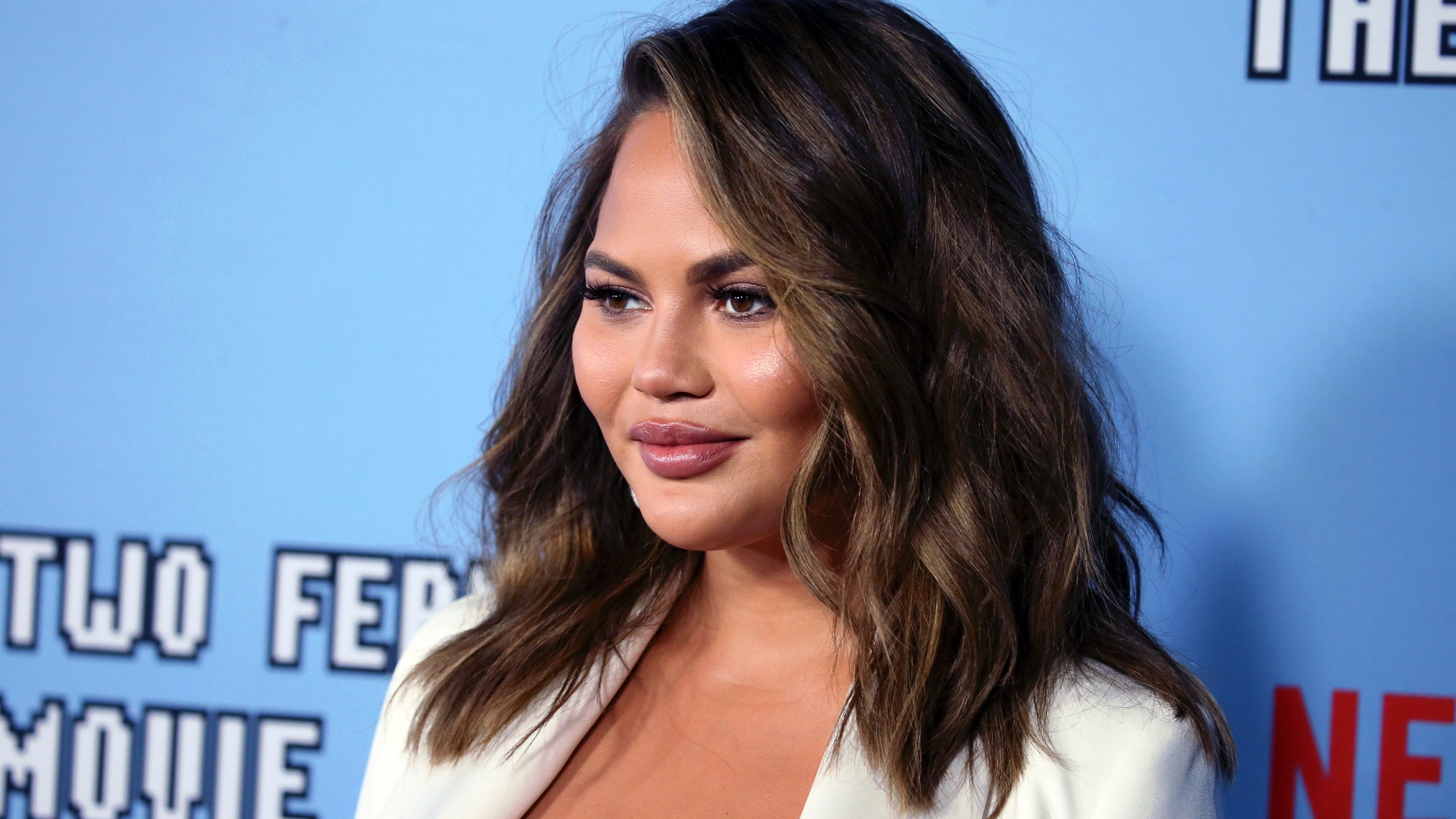 Chrissy Teigen attends the LA premiere of Netflix's "Between Two Ferns: The Movie" at ArcLight Hollywood on September 16, 2019. (David Livingston/Getty Images)