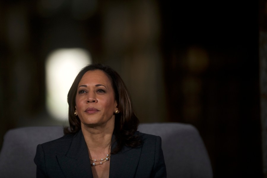 Sen. Kamala Harris appears at a town hall at the Eastern State Penitentiary on Oct. 28, 2019, in Philadelphia, Pennsylvania. (Mark Makela/Getty Images)