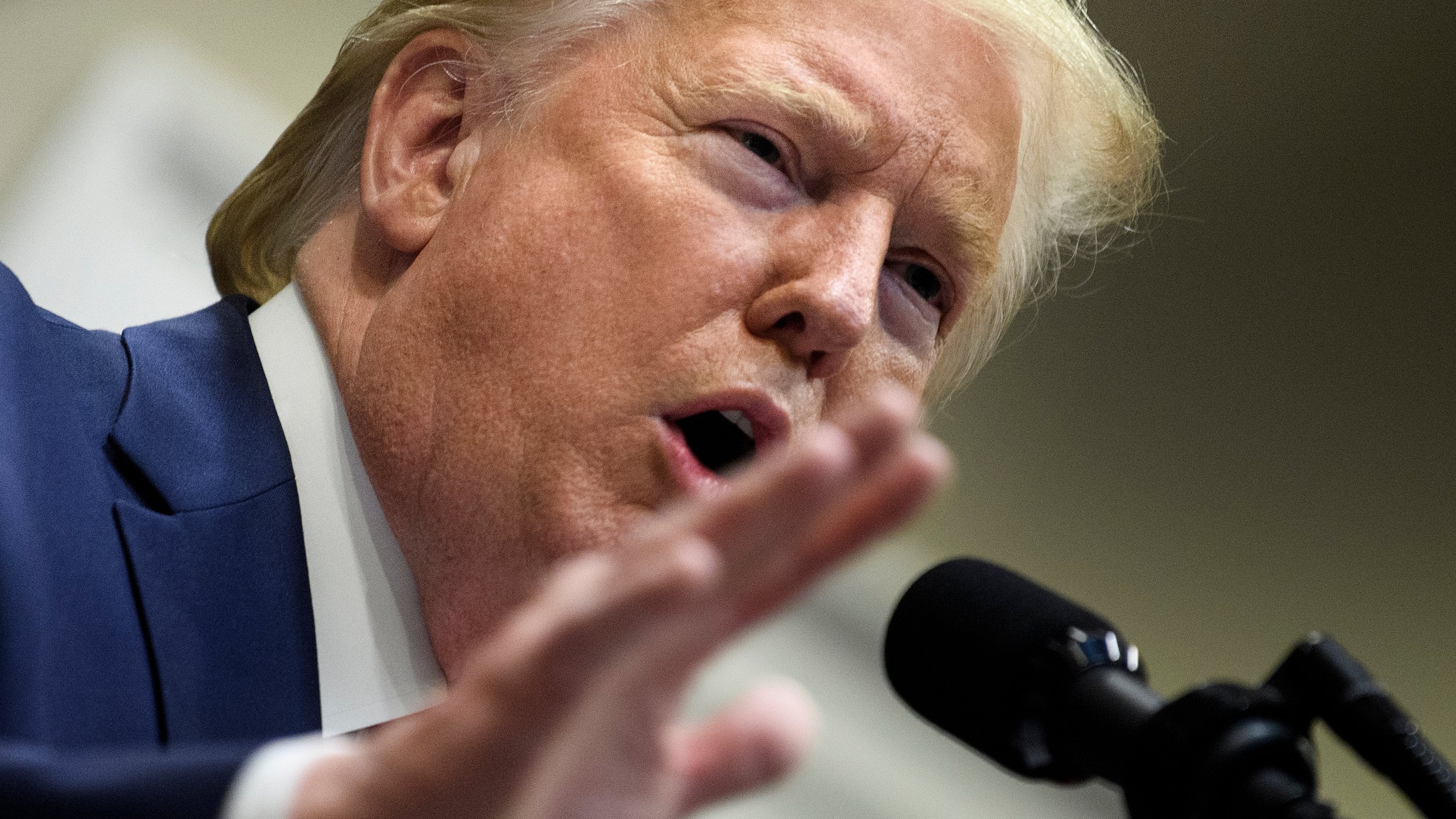 Donald Trump delivers remarks on honesty and transparency in healthcare prices at the White House in Washington, D.C. on Nov. 15, 2019. (Credit: BRENDAN SMIALOWSKI/AFP via Getty Images)