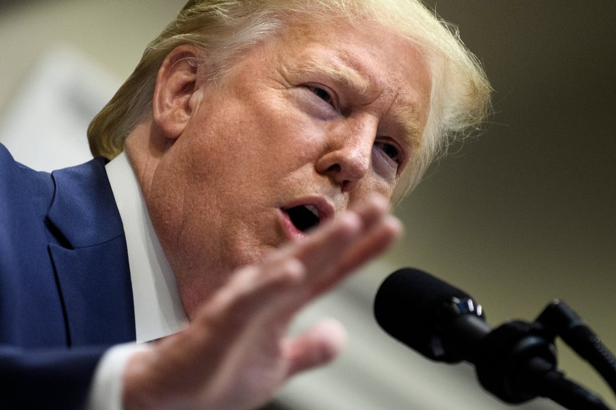 Donald Trump delivers remarks on honesty and transparency in healthcare prices at the White House in Washington, D.C. on Nov. 15, 2019. (Credit: BRENDAN SMIALOWSKI/AFP via Getty Images)