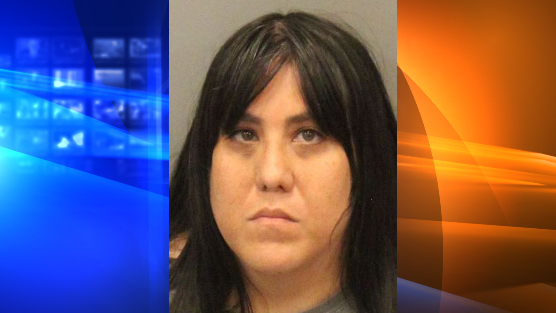 Marcie Montelongo, 35, is seen in an undated booking photo provided by the Gilroy Police Department.