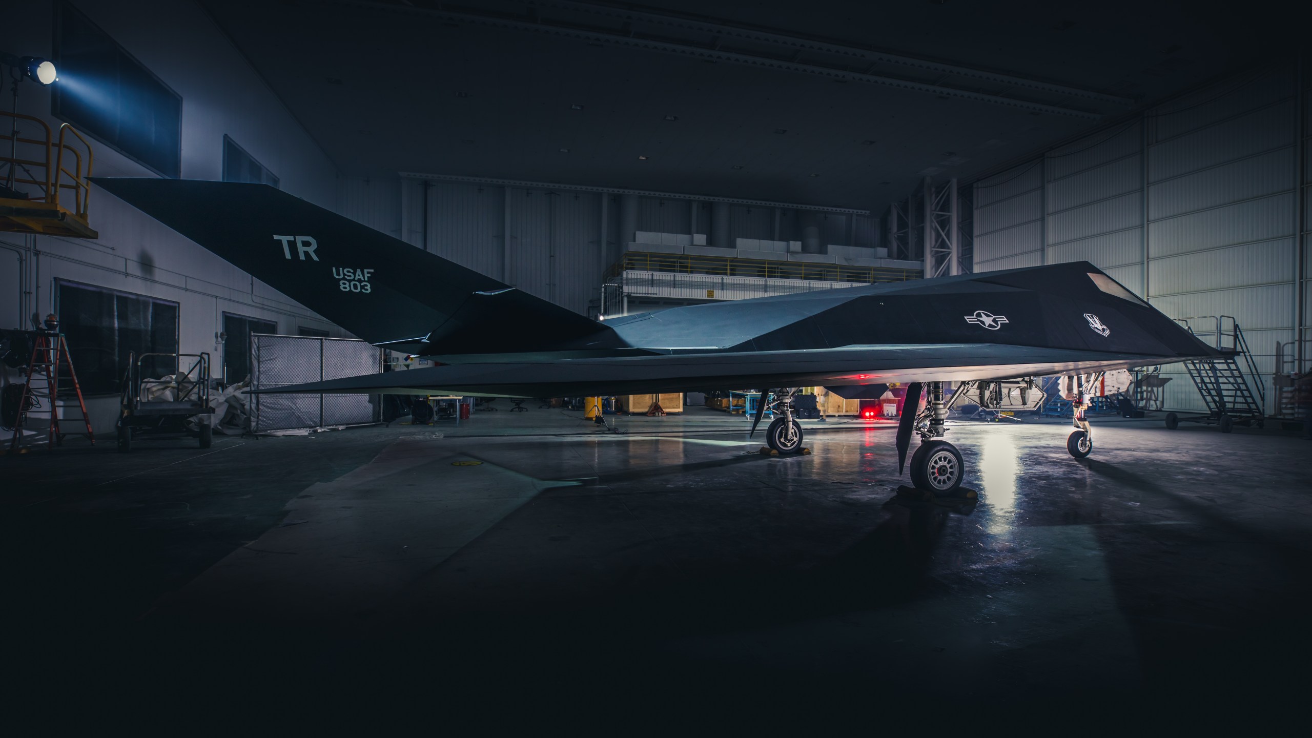 Ronald Reagan Library F-117 Restoration photo shoot on Oct. 30, 2019. (Credit: Garry Tice/Lockheed Martin Photography)