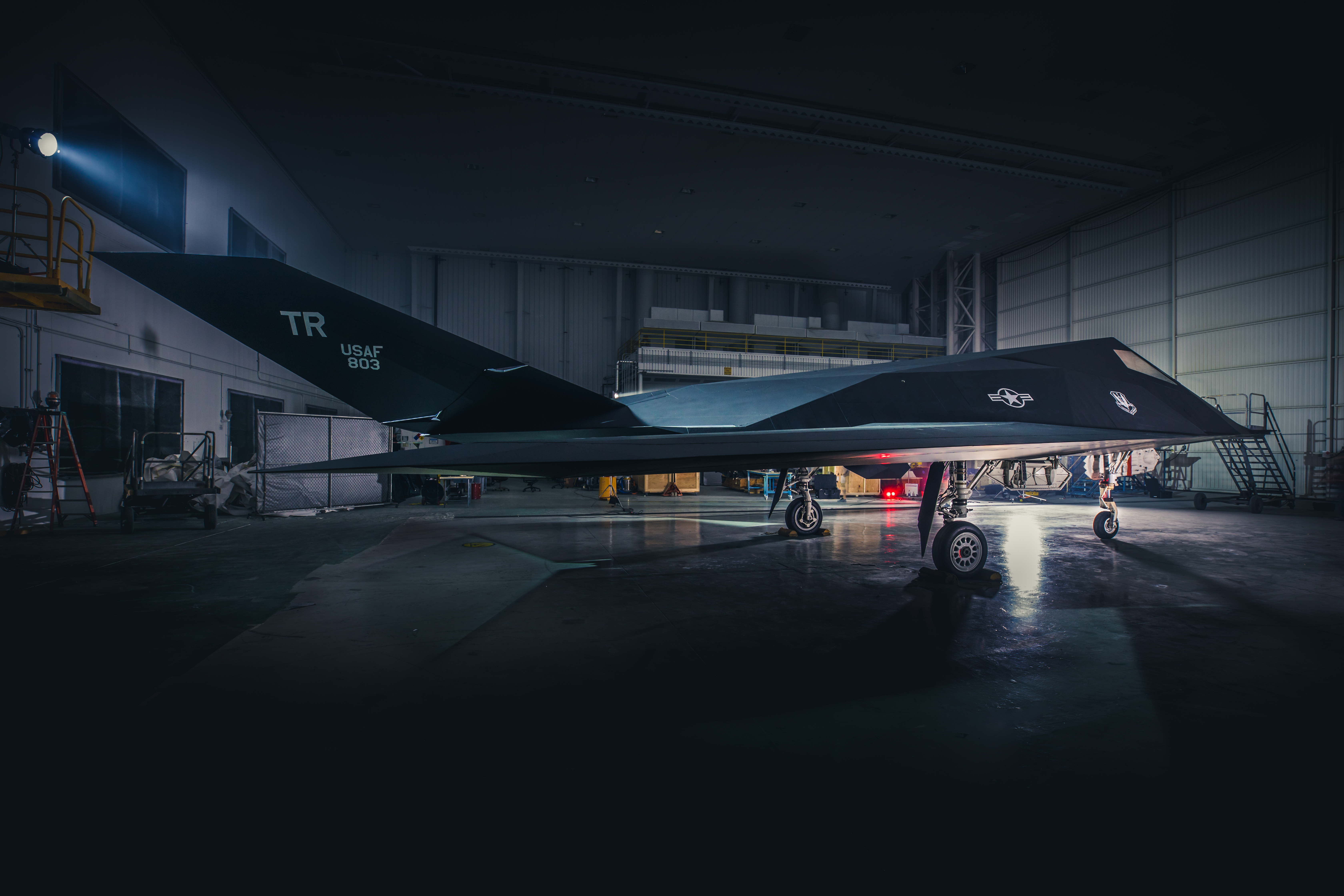 Ronald Reagan Library F-117 Restoration photo shoot on Oct. 30, 2019. (Credit: Garry Tice/Lockheed Martin Photography)