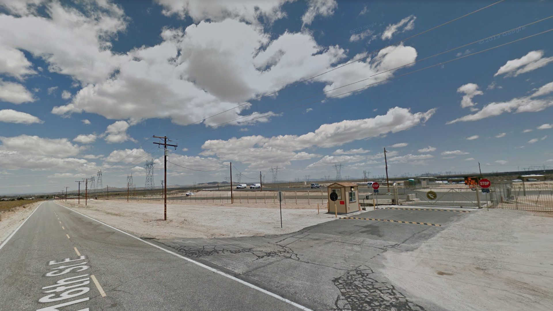 A Google Maps Street View image shows 116th Street East in the Antelope Valley.