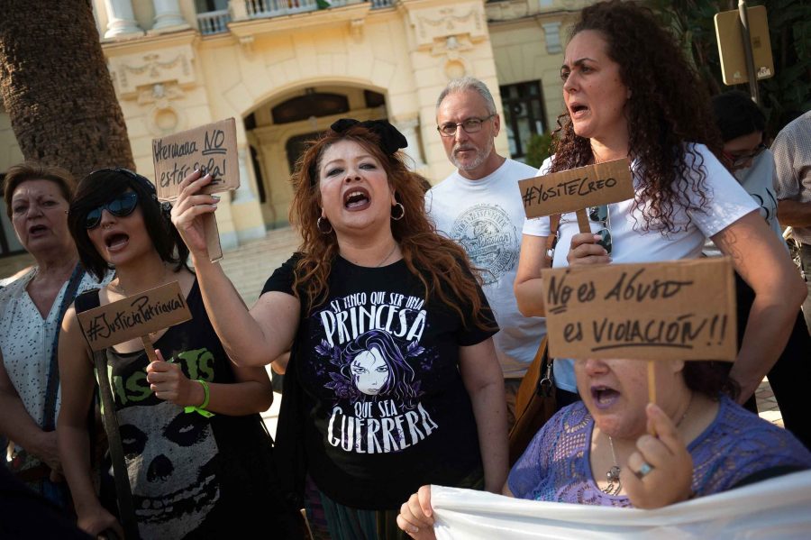 A court in Barcelona cleared five men of sexual assault charges on Thursday after saying the crime did not fit the legal definition of rape because the unconscious teenage victim didn't fight back. (Credit: SOPA Images/Shutterstock via CNN)