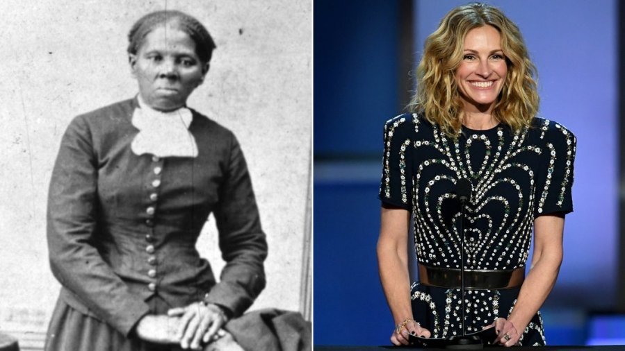 A Hollywood studio executive once suggested that Julia Roberts should play iconic African-American activist Harriet Tubman in a biopic. (Credit: Getty Images)