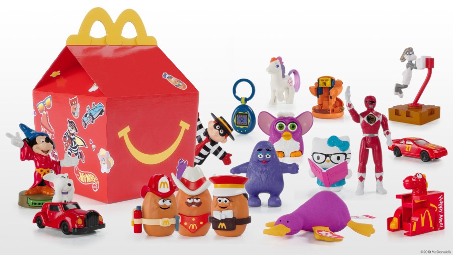 Some of the Happy Meal toys McDonald's is bringing back for a limited time. (Credit: McDonald's)