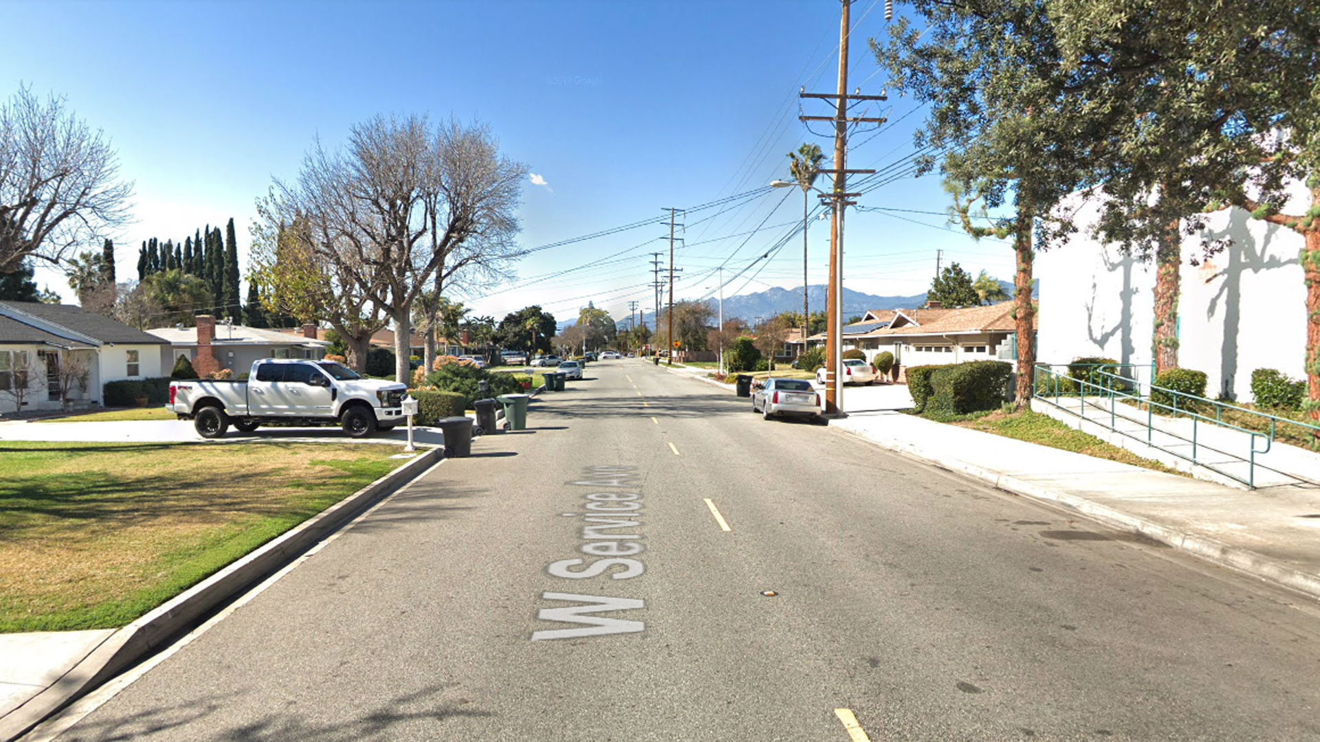 The 900 block of West Service Avenue in West Covina, as viewed in a Google Street View image.