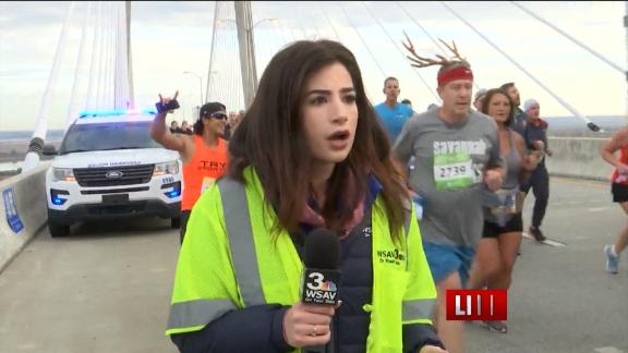 Alex Bozarjian at the Enmarket Savannah Bridge Run on Dec. 7, 2019.