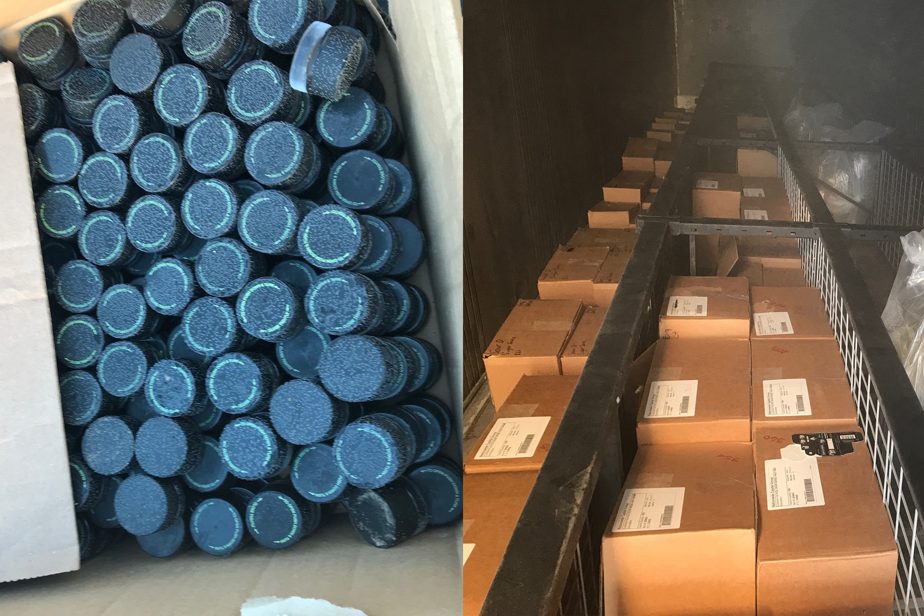 Cannabis products that were seized in the Lompoc area are seen in photos released Dec. 17, 2019, by the Santa Barbara County Sheriff's Office.