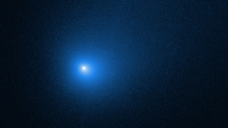 NASA's Hubble Space Telescope captured this image of Comet 2I/Borisov, only the second interstellar object known to have passed through the solar system. (Credits: NASA, ESA and D. Jewitt, UCLA)