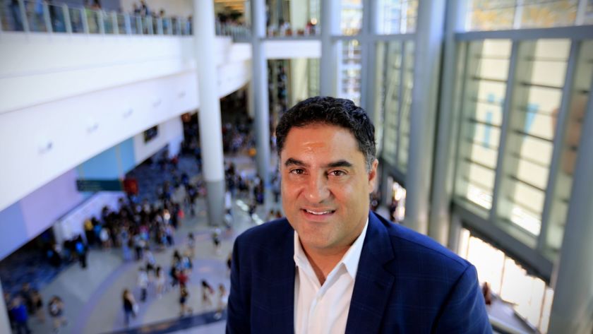 Cenk Uygur, founder and co-host of “The Young Turks” online talk show, is seen in this undated photo. (Credit: Allen J. Schaben / Los Angeles Times)