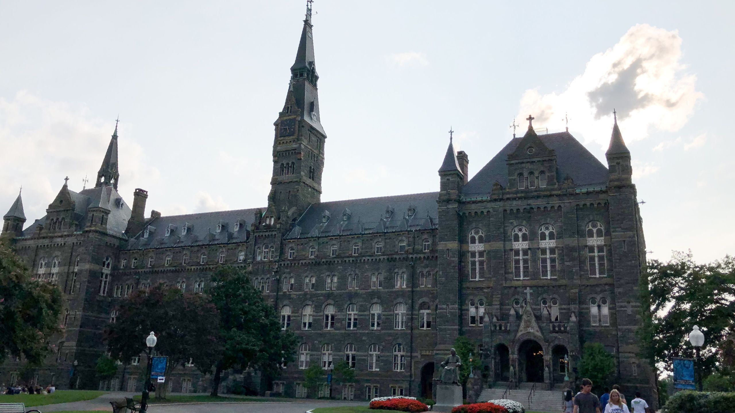 The Georgetown University campus is seen in Washington, D.C. on Aug. 19, 2018. (Credit: Daniel Slim/AFP via Getty Images)