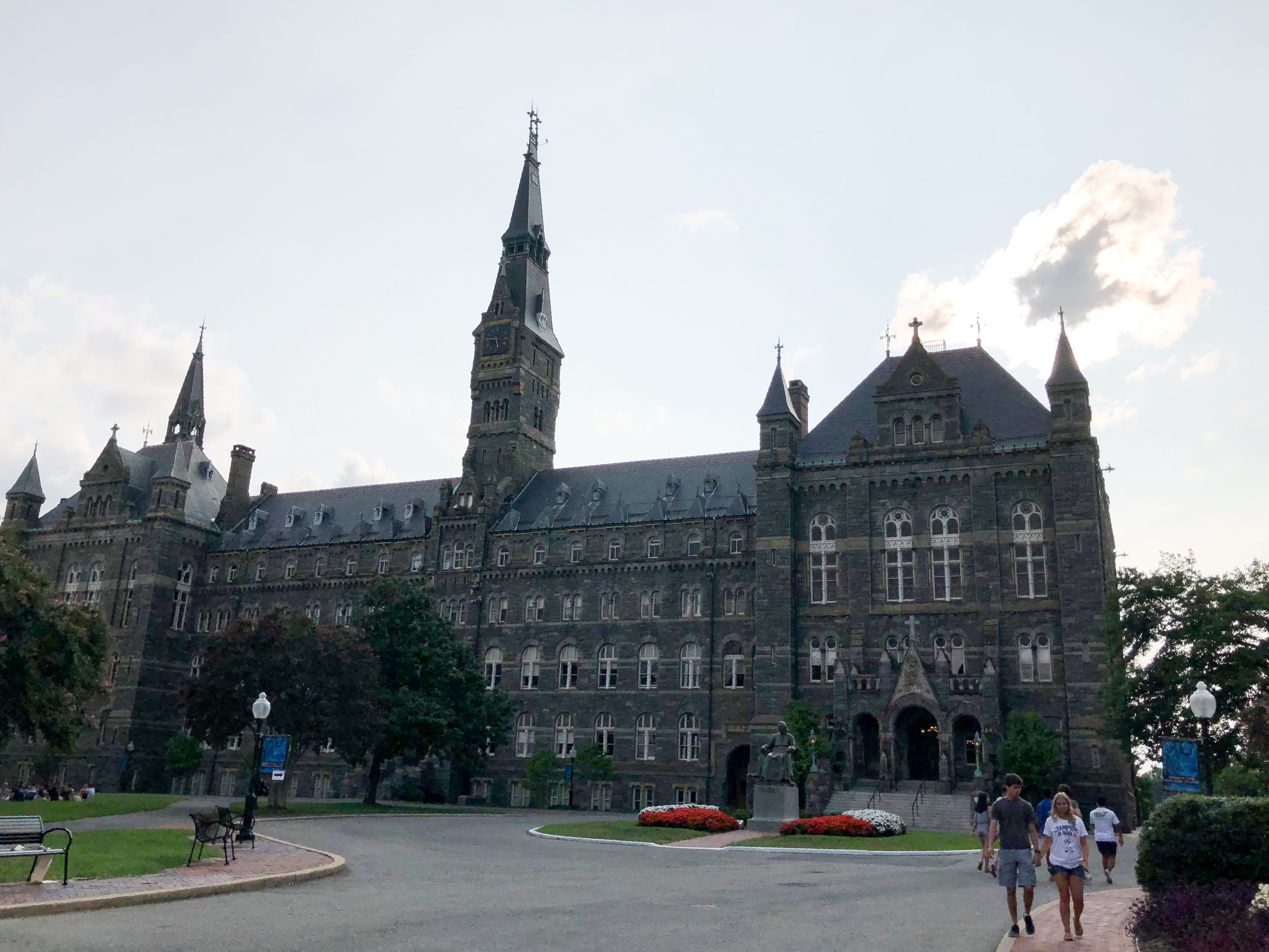 The Georgetown University campus is seen in Washington, D.C. on Aug. 19, 2018. (Credit: Daniel Slim/AFP via Getty Images)