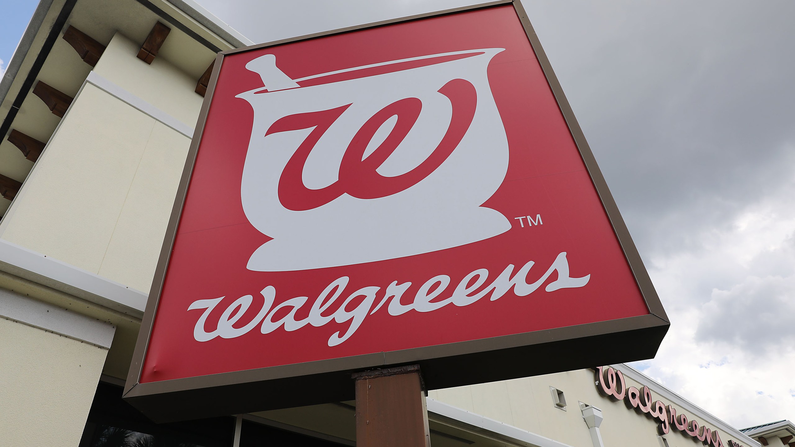 A Walgreens store is seen on April 02, 2019 (Credit: Joe Raedle/Getty)