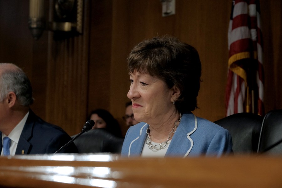 U.S. Senator Susan Collins speaks at the hearing on Type 1 Diabetes at the Dirksen Senate Office Building on July 10, 2019 in Washington, DC. (Credit:Jemal Countess/Getty Images)