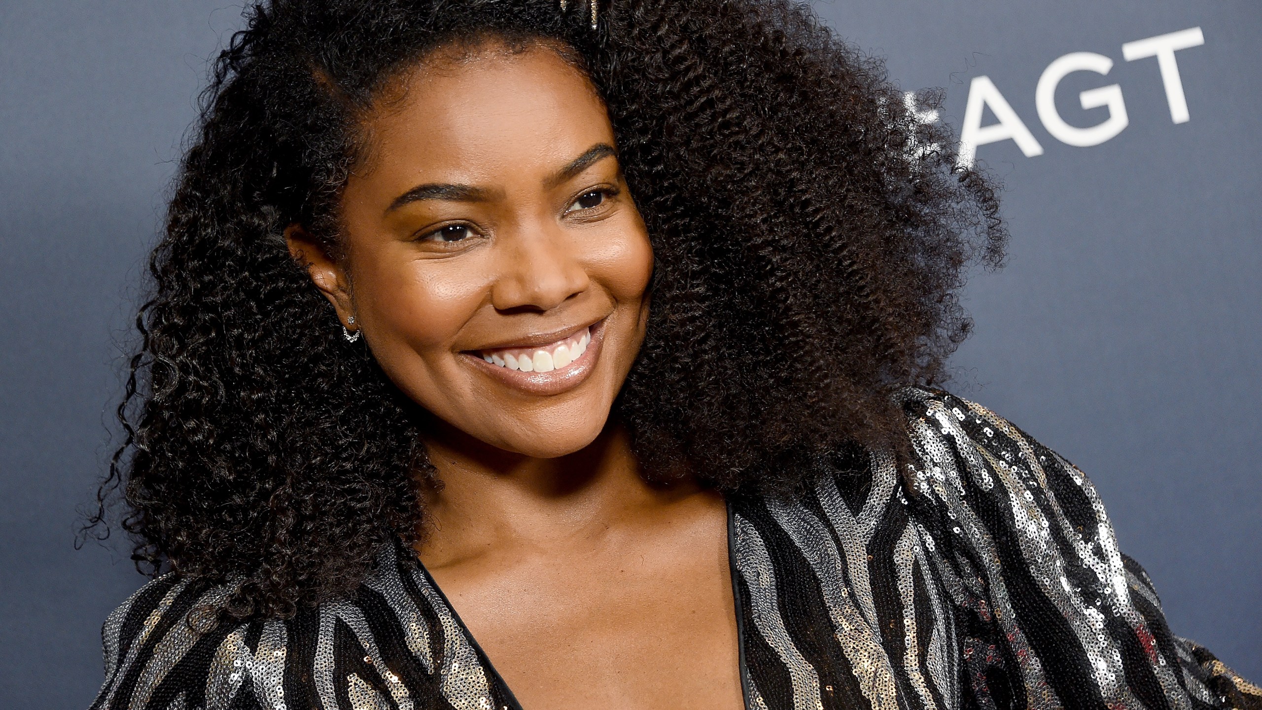 Gabrielle Union arrives at an "America's Got Talent" live show red carpet at Dolby Theatre in Hollywood on Sept. 10, 2019. (Credit: Gregg DeGuire / Getty Images)