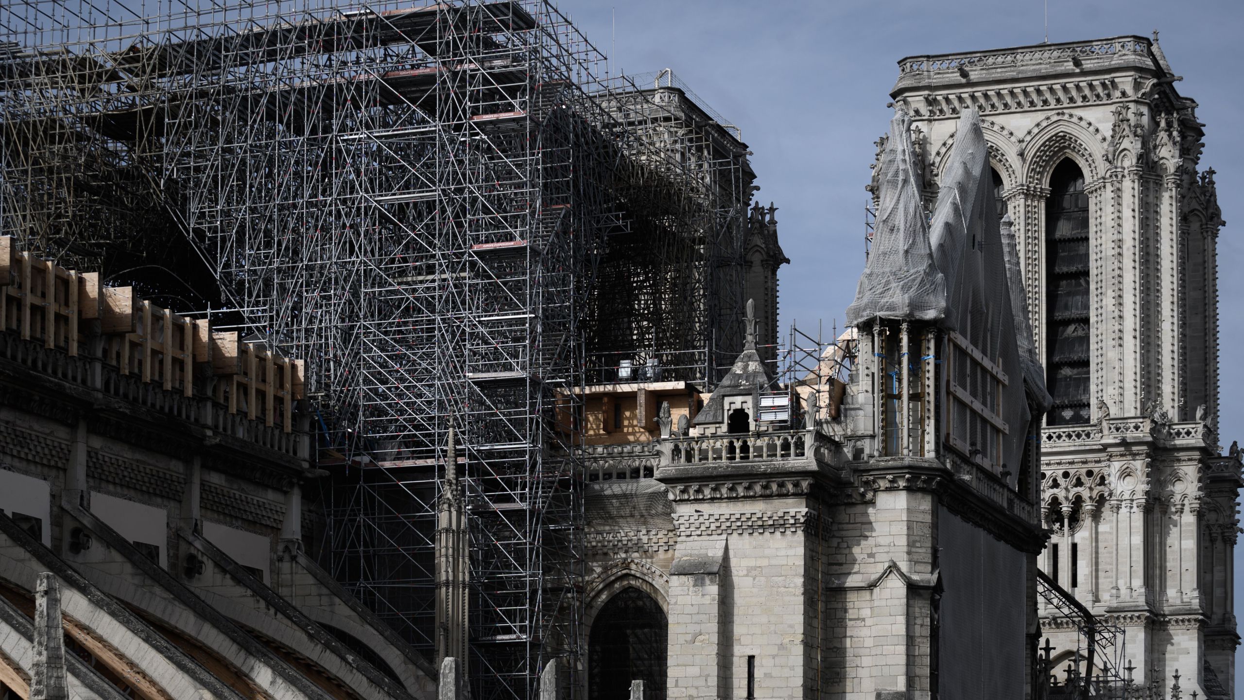 A picture taken on Oct. 4, 2019 shows the Notre-Dame Cathedral in Paris. (Credit: Philippe Lopez/AFP via Getty Images)