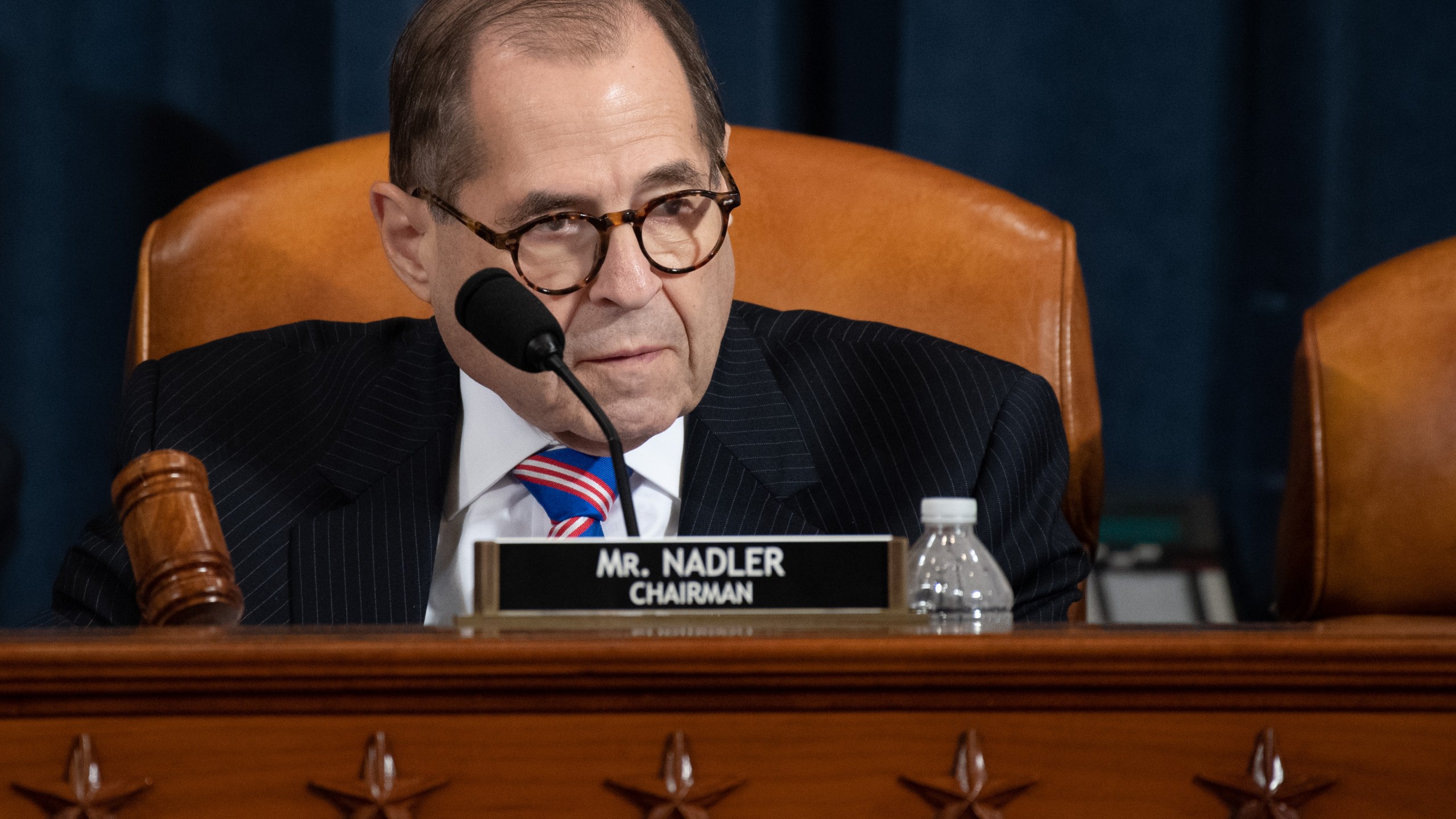 House Judiciary Chairman Rep. Jerry Nadler (D-NY) speaks during testimony by constitutional scholars before the House Judiciary Committee in the Longworth House Office Building on Capitol Hill Dec. 4, 2019, in Washington, D.C. (Credit: Saul Loeb-Pool/Getty Images)