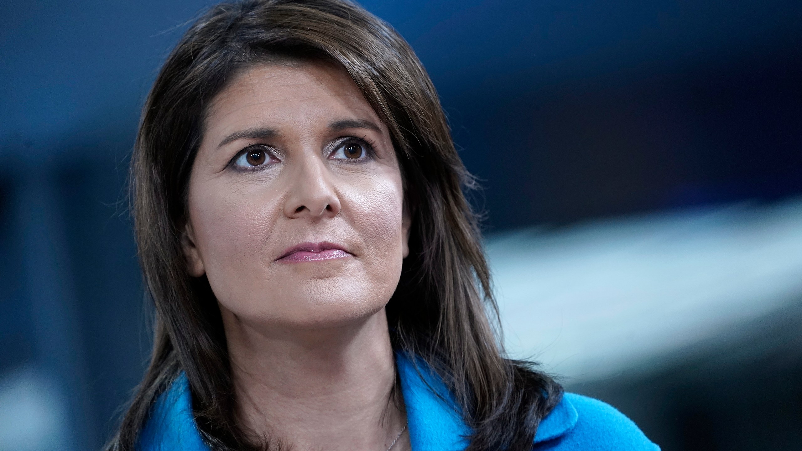 Former UN Ambassador Nikki Haley visits "Fox & Friends" at Fox News Channel Studios on Nov. 12, 2019 in New York City. (Credit: John Lamparski/Getty Images)