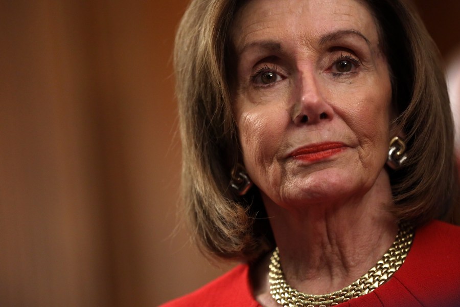 U.S. Speaker of the House Rep. Nancy Pelosi (D-CA) listens during an event at the Rayburn Room of the U.S. Capitol Dec. 19, 2019, in Washington, D.C. (Credit: Alex Wong/Getty Images)