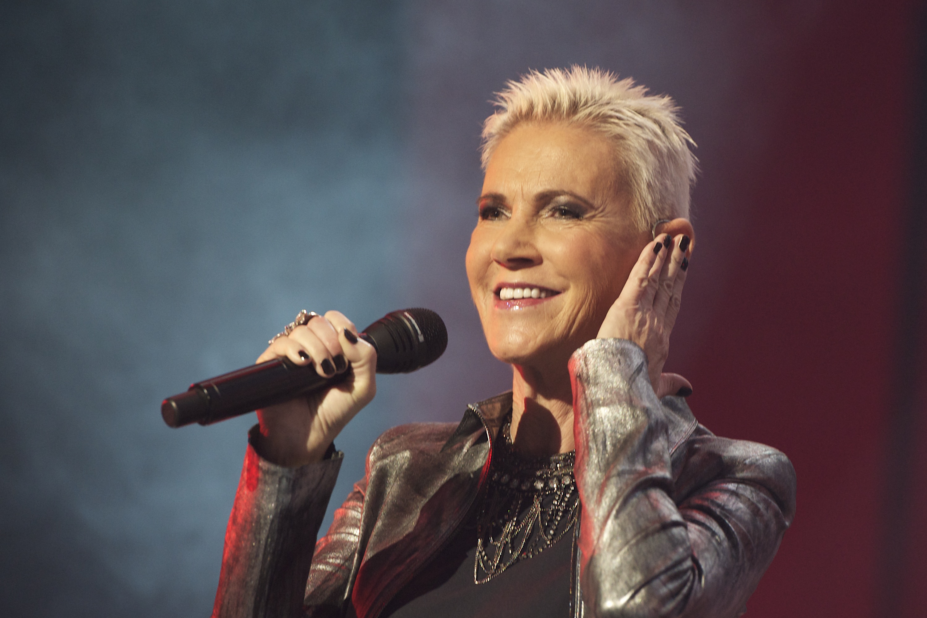 Marie Fredriksson of Roxette performs on stage at Palacio de Vistalegre on November 18, 2011 in Madrid, Spain. (Credit: Carlos Alvarez/Getty Images)