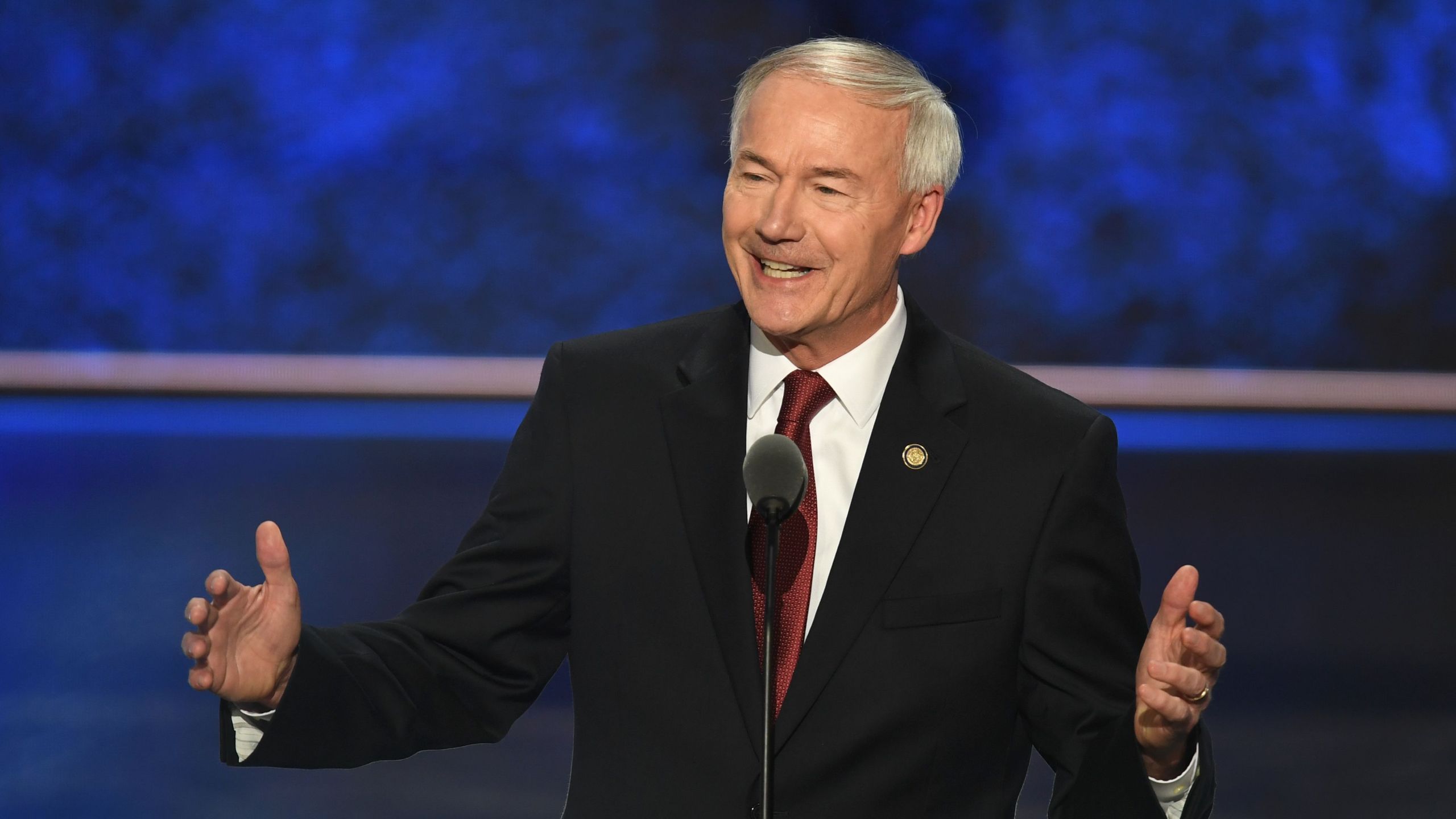 Arkansas Governor Asa Hutchison on July 19, 2016. (Credit: JIM WATSON/Getty)