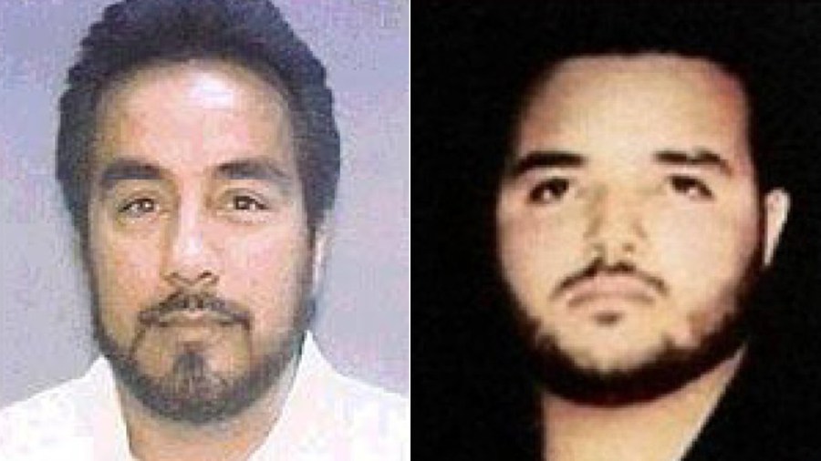 Gustavo Rivera, left, and Ismael Zambada Imperial appear in undated images released by the U.S. Drug Enforcement Administration via the Los Angeles Times.