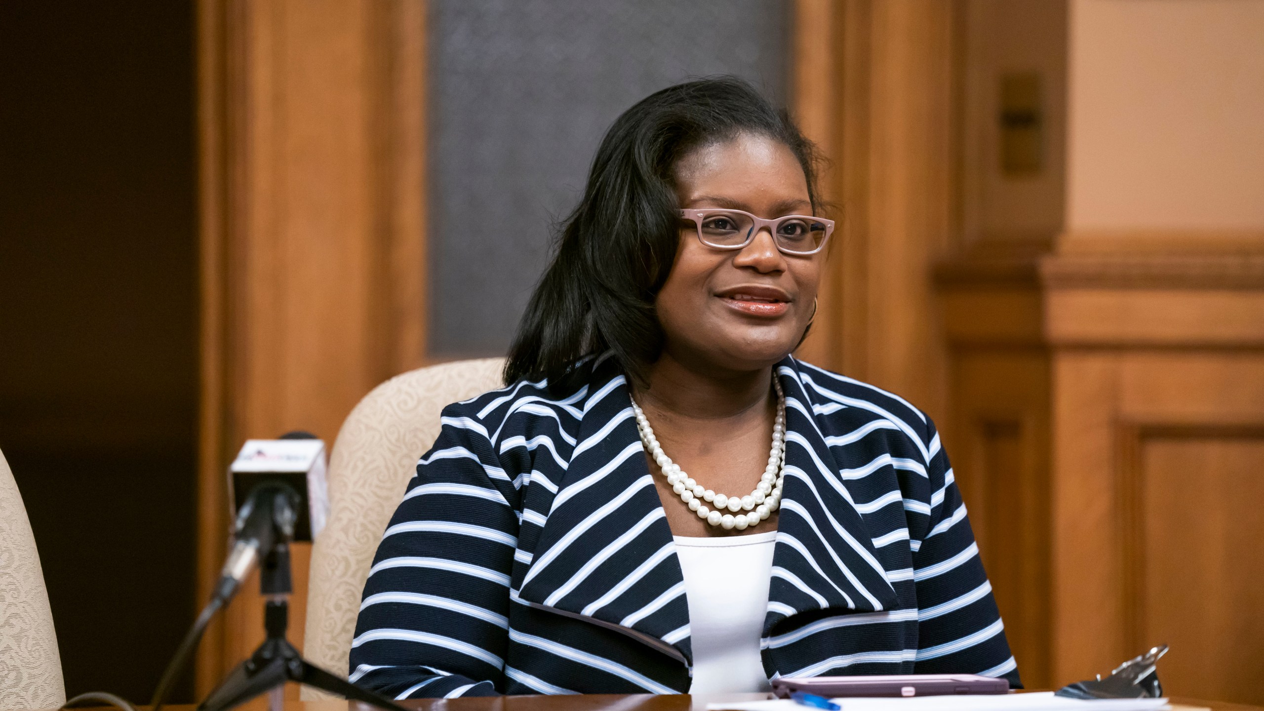 Rep. LaKeshia Myers is seen in a photo that appears on Wisconsin's state legislature website in December 2019.