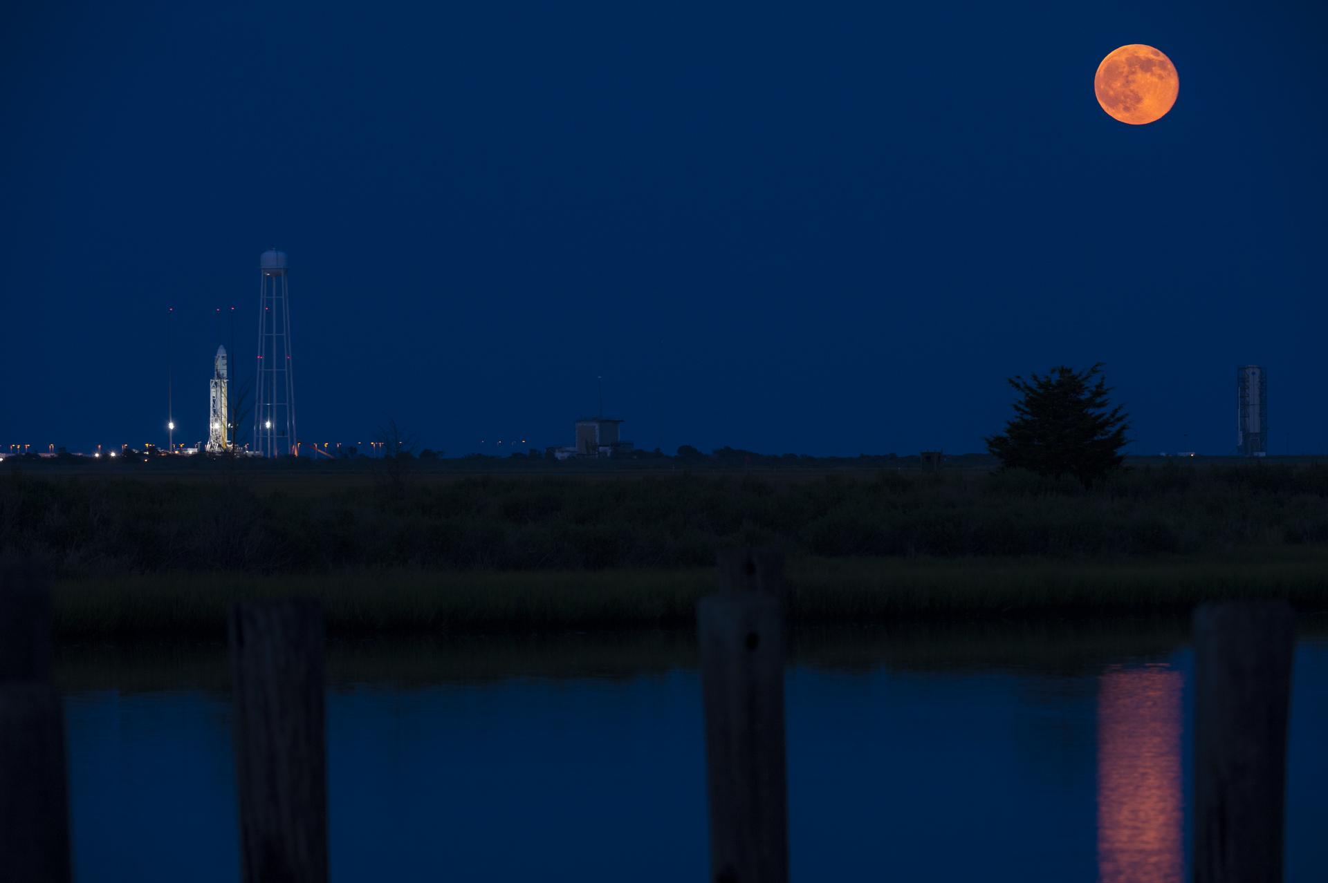 The Antares rocket on July 12, 2014. (Credit: NASA)