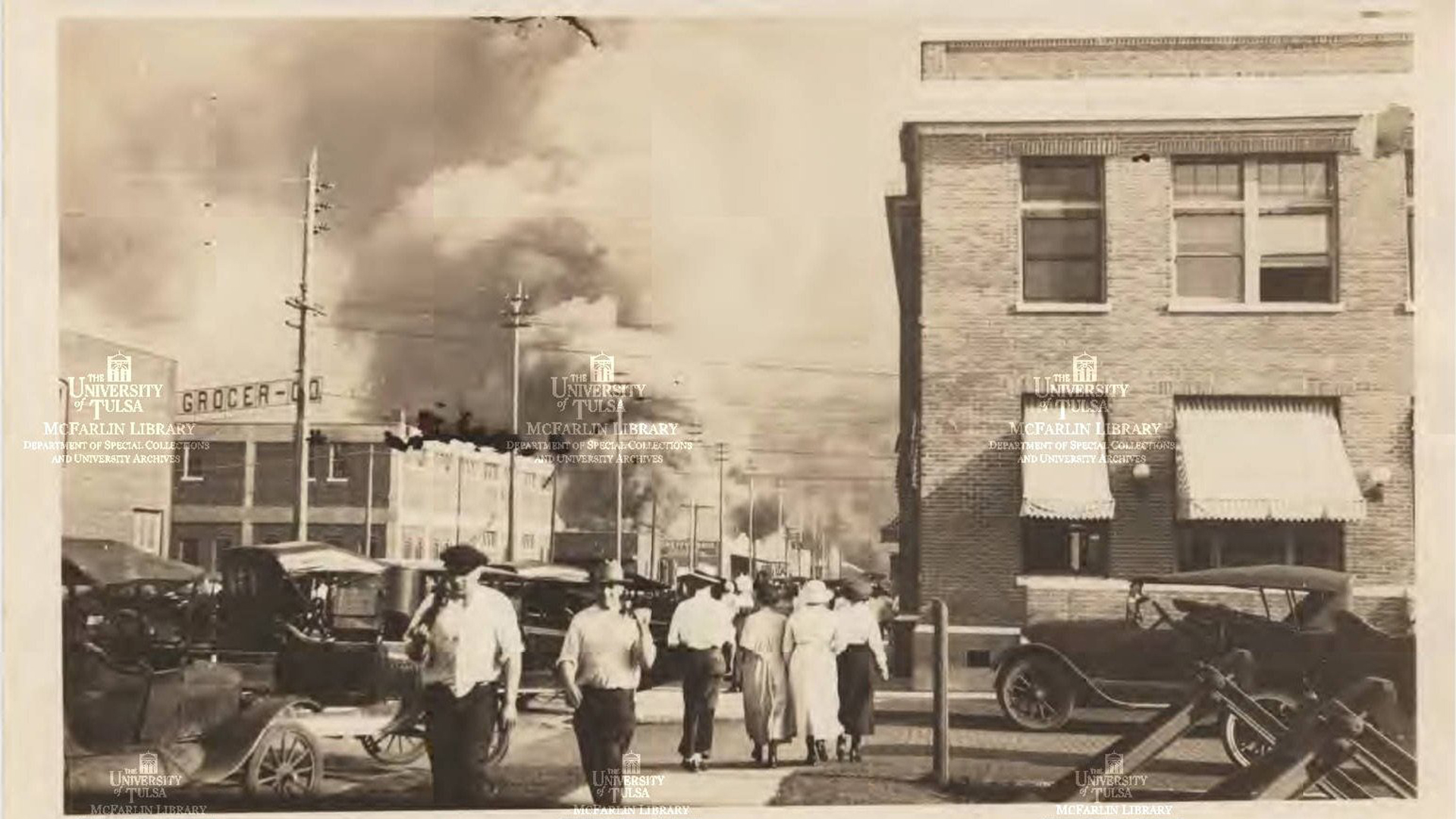 Investigators are trying to determine if two possible mass grave sites recently uncovered are linked to the 1921 Tulsa race riots. (Credit: McFarlin Library, University of Tulsa)