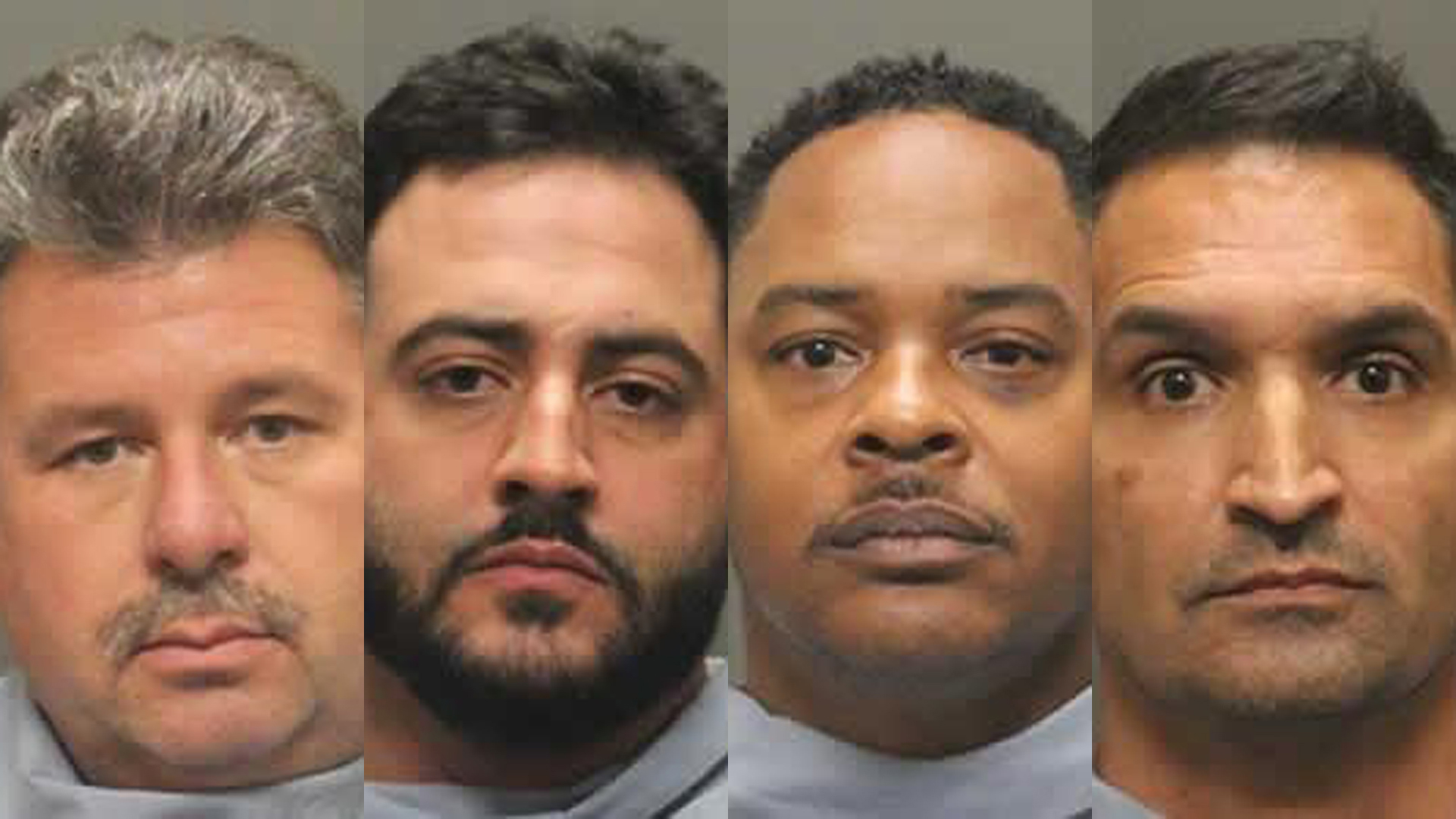 ICE released these photos of the UPS workers (from l-r): Mario Arvisu Barcelo, Michael Anthony Castro, Gary Lamont Love and Thomas Alfred Mendoza.