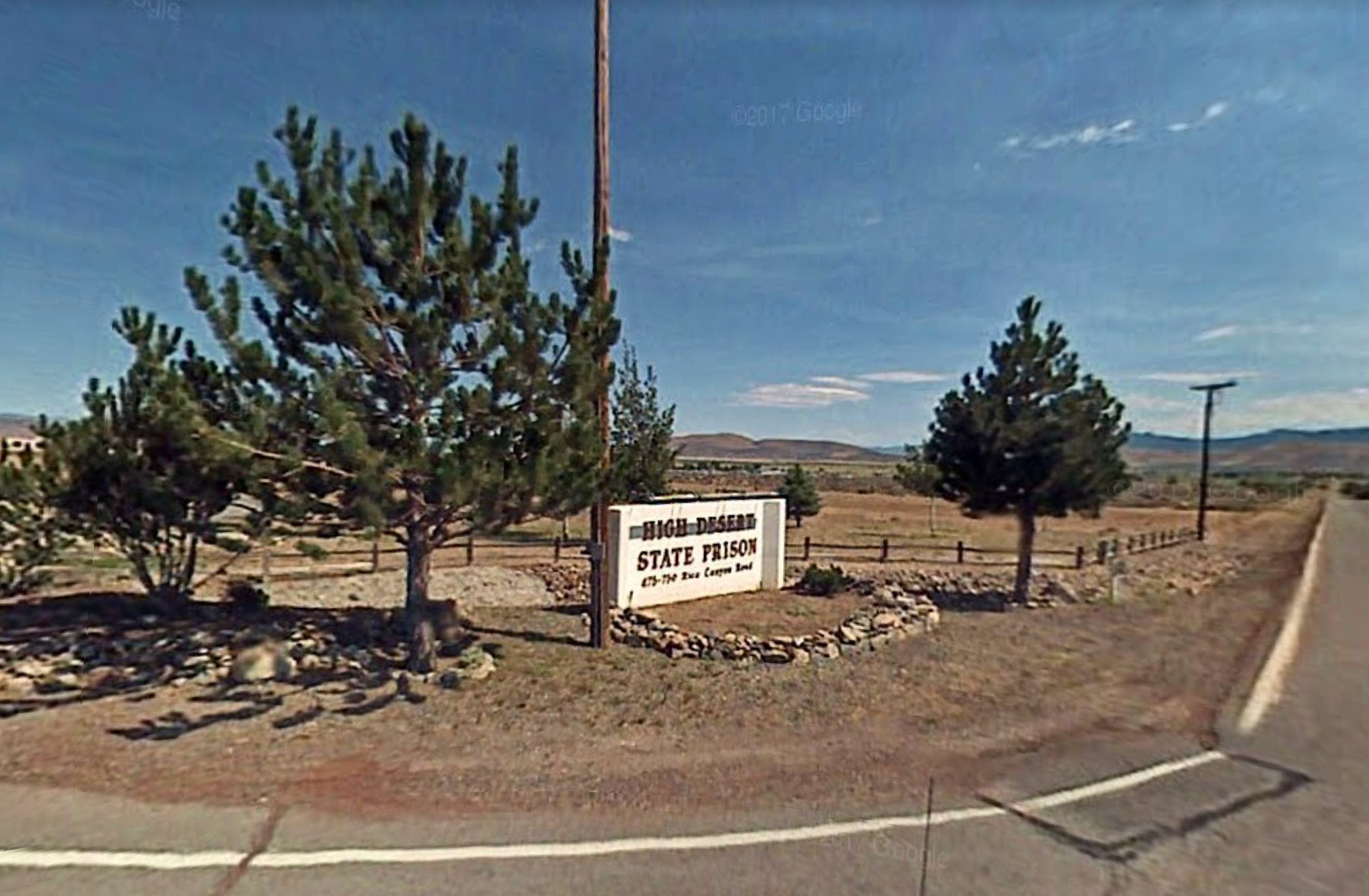 High Desert State Prison in Susanville is seen in a July 2007 image from Google Maps Street View.