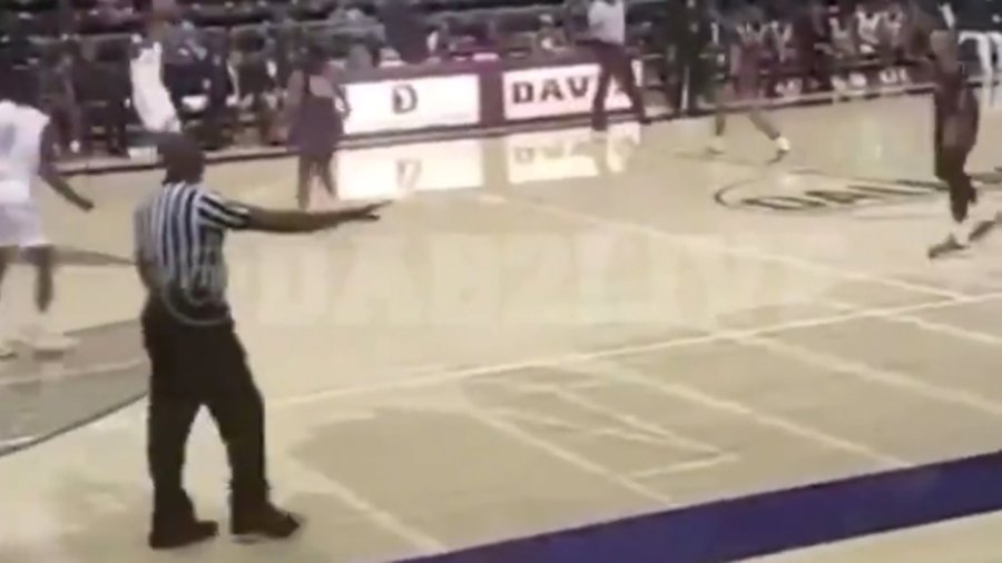 Gunfire broke out during a high school basketball game in Dallas on Jan. 11, 2010. (Credit: @DAB2LIVE via Twitter)