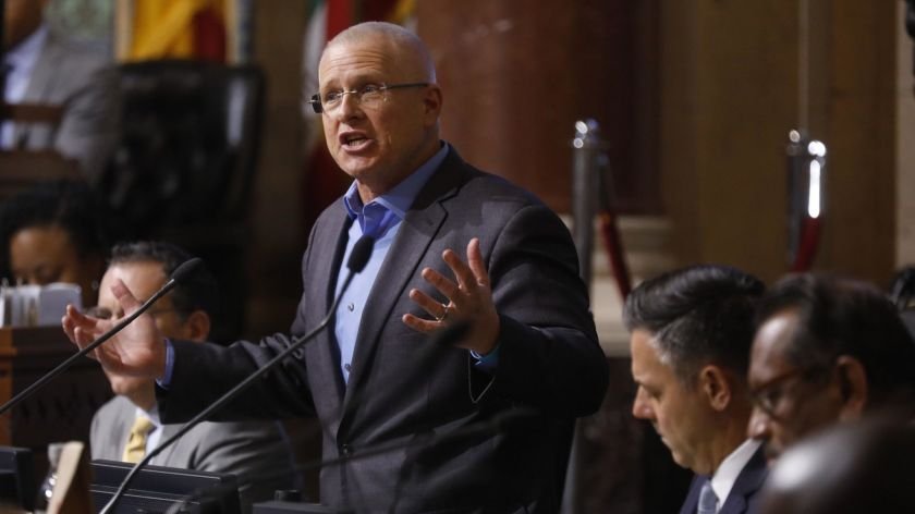 Los Angeles City Councilman Mike Bonin is seen in 2018. (Credit: Genaro Molina / Los Angeles Times)