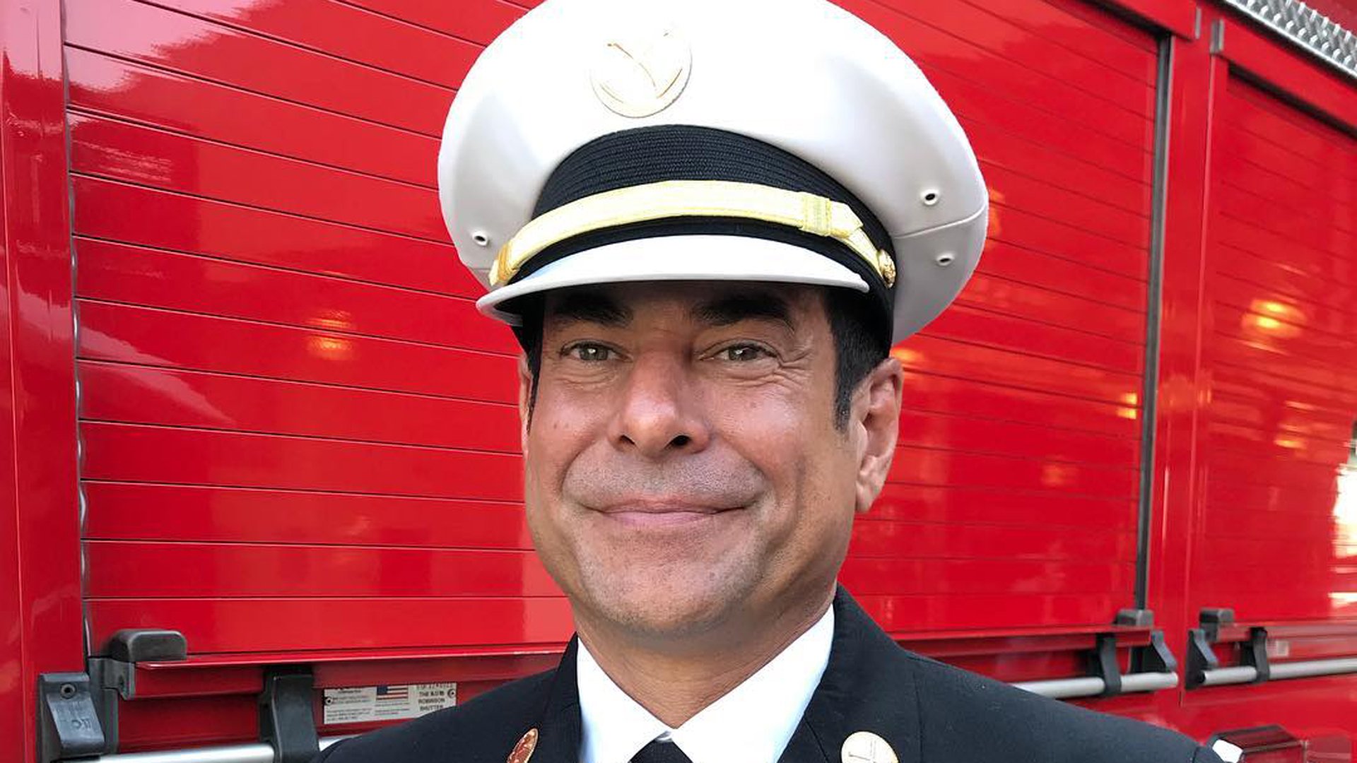 Battalion Chief Ellsworth Fortman is seen in a photo posted to the Los Angeles Fire Department’s Facebook page on Jan. 13, 2018.