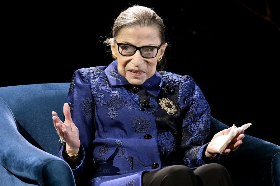 Justice Ruth Bader Ginsburg speaks onstage at the Fourth Annual Berggruen Prize Gala celebrating her In New York City on Dec. 16, 2019. (Credit: Eugene Gologursky/Getty Images for Berggruen Institute )